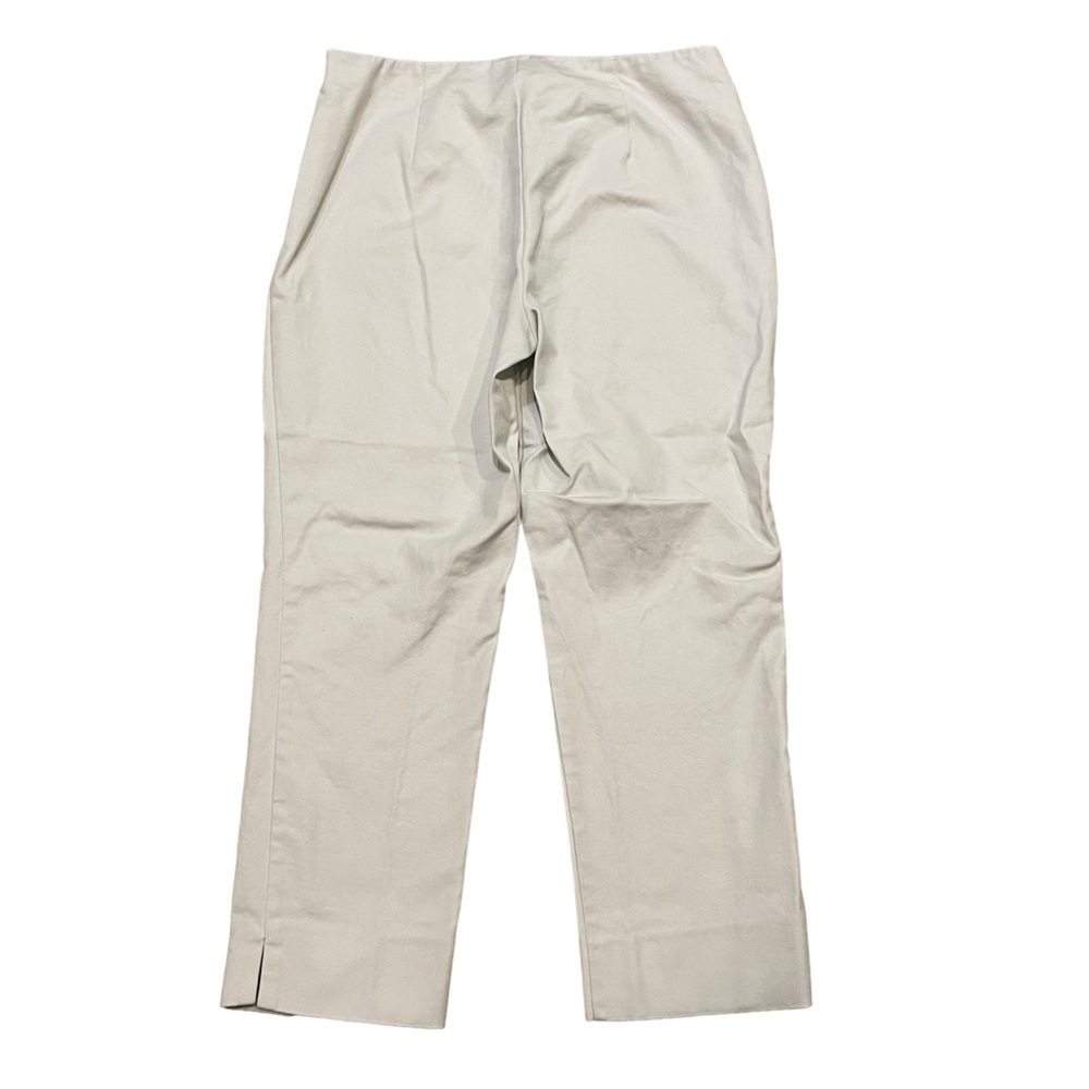 Chico’s Cotton Tan Flat Front Capris. Size 4 - Picture 2 of 6